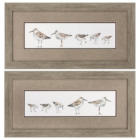 PROPAC IMAGES Propac Images 4484 Pebbles & Sandpipers Photo Frame - Pack of 2 4484